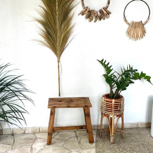 Reclaimed teak Stool - IrregularLines