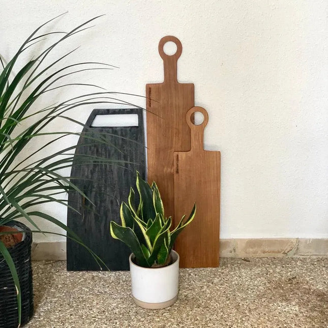Black Wooden Board - IrregularLines