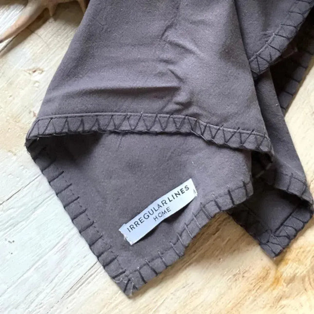 Dinner napkin Anthracite - IrregularLines