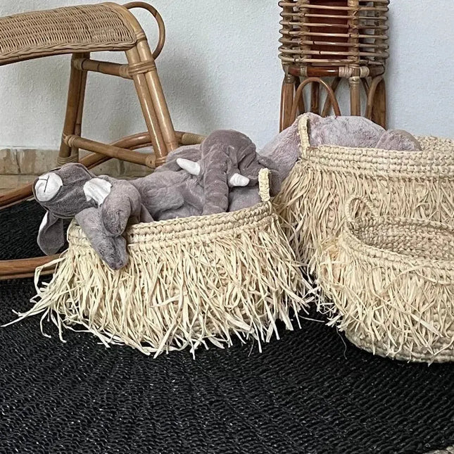 Fringy Bath Basket - IrregularLines
