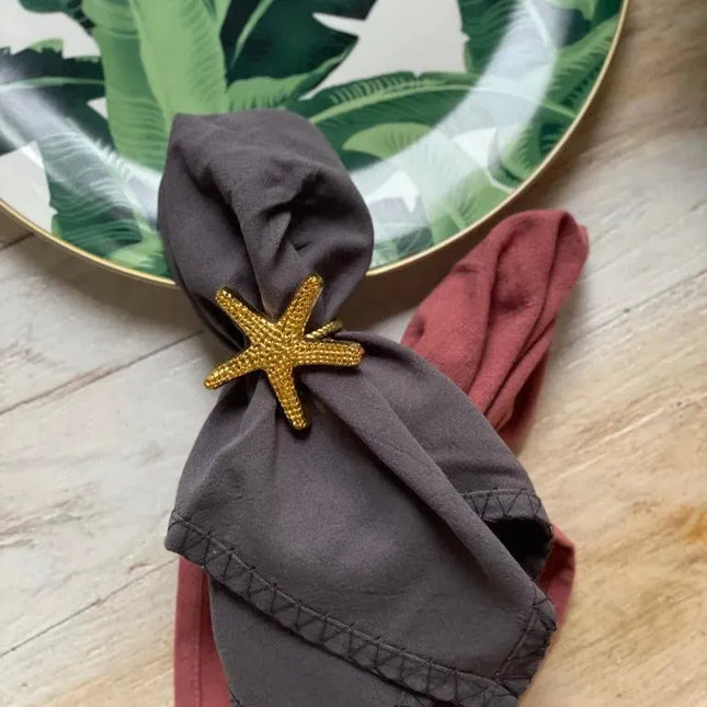 Starfish Napkin Ring - IrregularLines