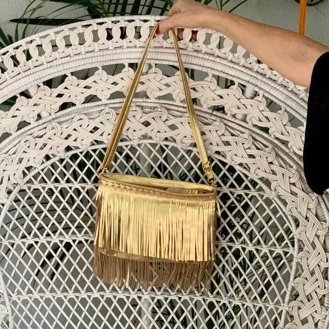 Gold Cross Purse / Clutch - IrregularLines