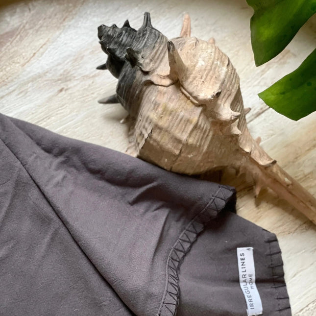 Dinner napkin Anthracite - IrregularLines