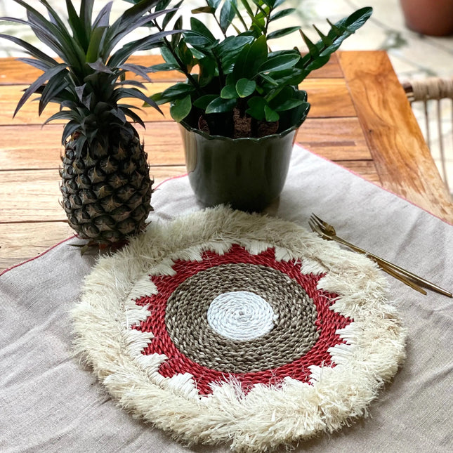 Starfish Placemat Red - IrregularLines