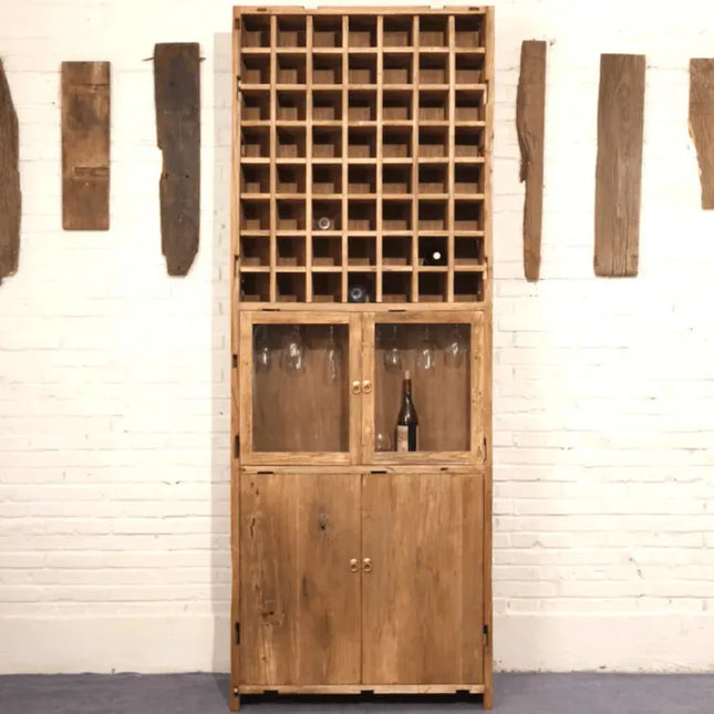 Rustic Wine Cabinet Glemm - IrregularLines