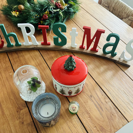 Wooden CHRISTMAS LETTERING