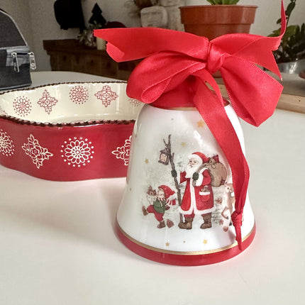 Dolomite Ceramic Christmas Bell