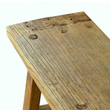 Rustic Elm Wood Bench Aditi - IrregularLines