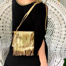 Load image into Gallery viewer, Gold Cross Purse / Clutch - IrregularLines
