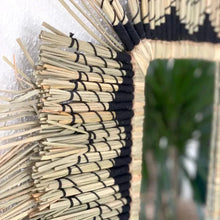 Load image into Gallery viewer, Gyzi Mirror Natural with Black - IrregularLines
