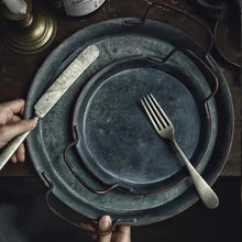 Load image into Gallery viewer, Small Vintage Style Paella Tray with Handles - IrregularLines
