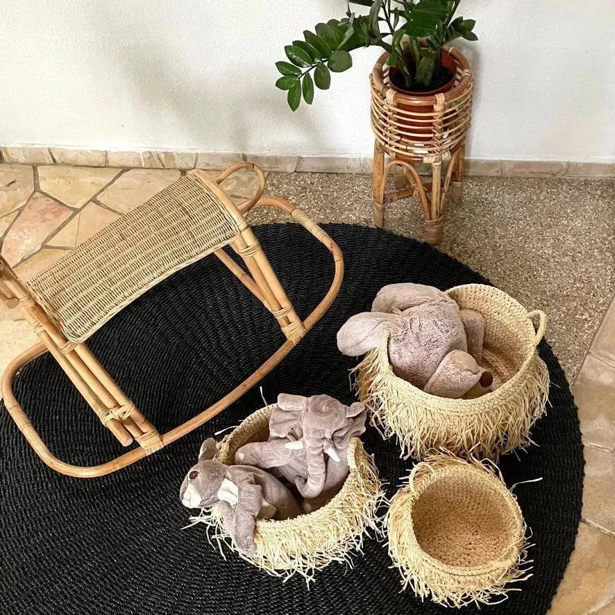 Fringy Bath Basket - IrregularLines