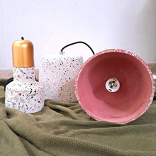Load image into Gallery viewer, Cement Pendant Lamp Red - IrregularLines
