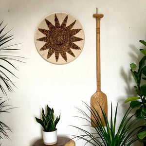 Decorative Paddle/ Natural - IrregularLines