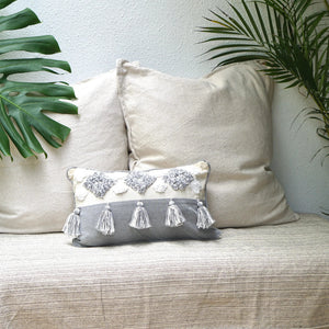 Boho Santorini Tassel Cushion Cover - IrregularLines