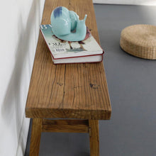 Load image into Gallery viewer, Reclaimed Elm Long Bench Amari - IrregularLines
