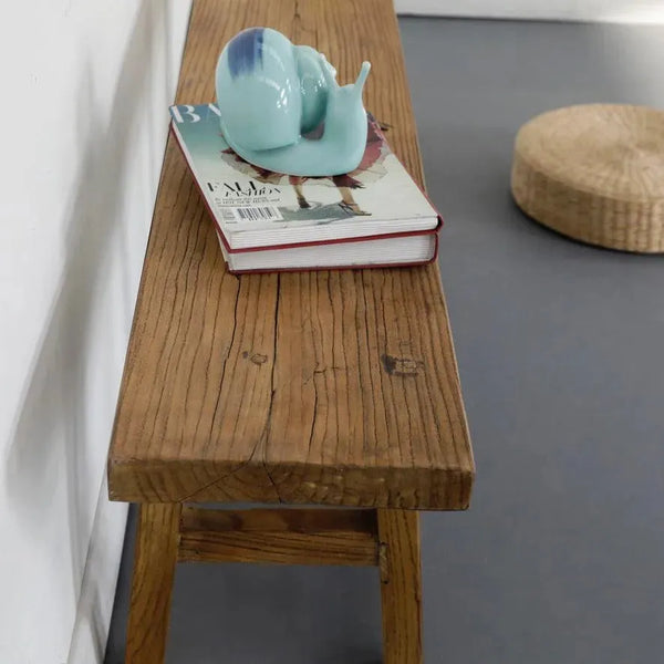 Reclaimed Elm Long Bench Amari - IrregularLines