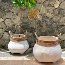 Load image into Gallery viewer, Kuno Bamboo and Banana Bark Round Basket - IrregularLines
