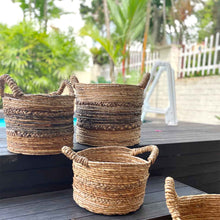 Load image into Gallery viewer, Enceng Rattan Basket With Handles

