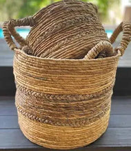Load image into Gallery viewer, Enceng Rattan Basket With Handles

