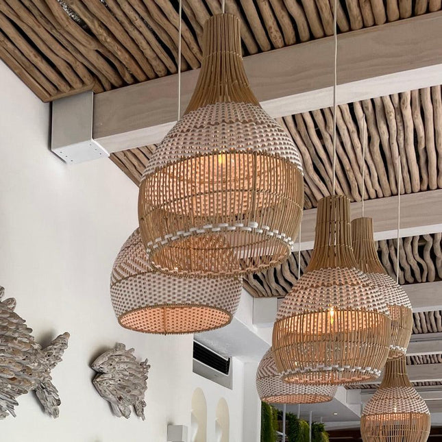 Effie Rattan Pendant Lamp L - IrregularLines