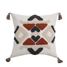 Load image into Gallery viewer, Boho Ethnic Square Cushion Cover - IrregularLines
