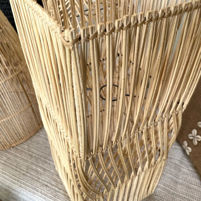 Square Rattan Pendant Lamp - IrregularLines