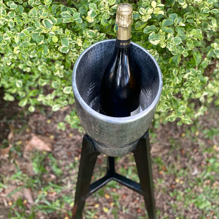 Ypatia Slim Wine Bucket Black - IrregularLines
