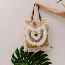Load image into Gallery viewer, Jute Square Handbag - IrregularLines
