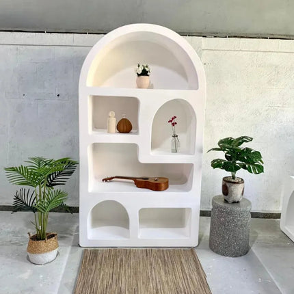 kithira arched bookshelf
mediterranean bookshelf unit
wooden book shelf unit
arched bookcase furniture
modern bookshelf cabinet
living room bookshelf
bookshelf singapore
decorative shelving unit
wooden storage shelf
furniture singapore