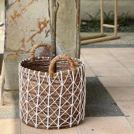 lea woven basket
storage basket decor
natural fiber basket
handmade storage basket
boho home basket
eco friendly basket
basket singapore
home storage basket
decorative basket
storage basket singapore