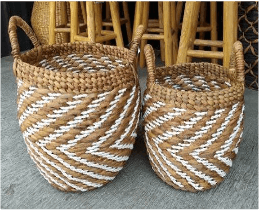 Malo Basket with Handle - IrregularLines