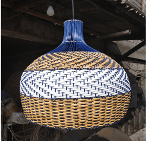 Ocean Rattan pendant light - IrregularLines