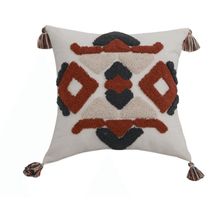 Load image into Gallery viewer, Boho Ethnic Square Cushion Cover - IrregularLines
