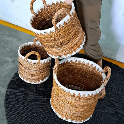 kawung basket with handle
woven basket with handle
natural storage basket
handmade basket decor
boho storage basket
eco friendly basket
basket with handle singapore
home storage basket
rattan storage basket
basket singapore
